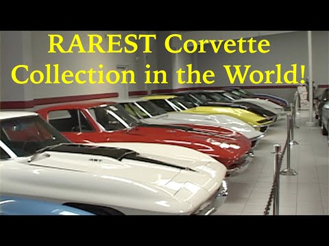 Rarest & MOST EXPENSIVE Corvette Collection in the World! Rogers Corvette Center  Muscle Car Madness