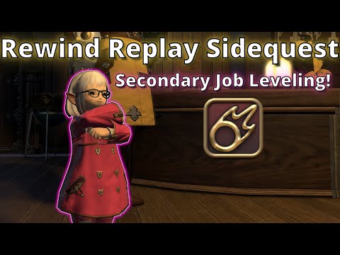 FFXIV Rewind Replay Sidequest: Leveling Black Mage and unlocking Optional content!