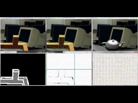 GPU-Accelerated Particle Filtering for 3D Model-Based Visual Tracking (Teapot)