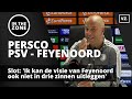 Slot: 'Ik kan de visie van Feyenoord ook niet in drie zinnen uitleggen'