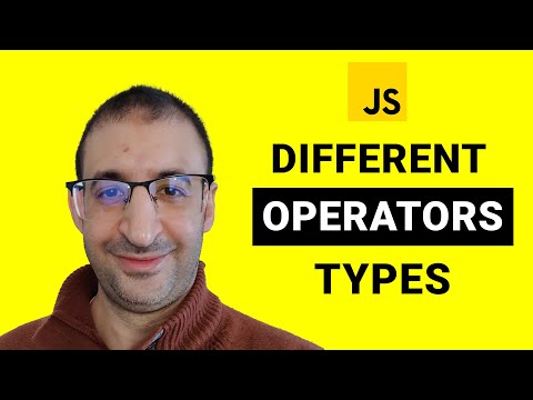 9 The Different Types Of Operators In Javascript Javascript Tutorial Javascript For Beginners