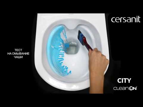 Миниатюра изображения товара Унитаз подвесной с инсталляцией Cersanit City New Clean On + S-IN-MZ-VECTOR + P-BU-MOV/Blg/Gl