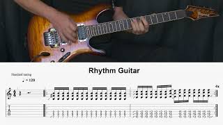 How to Play Beat the Bastards Solo 1 - The Exploited (Guitar Solo with Tabs)