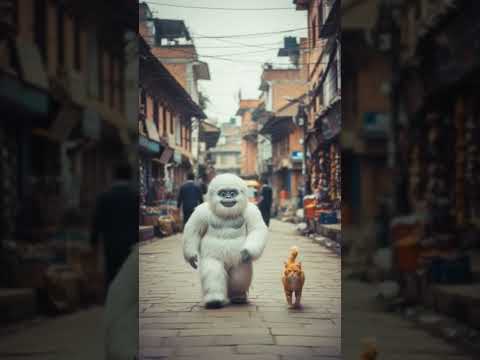 Thumbnail for yeti in kathmandu #youtubekids #yeti #viralvideo #shorts #DreamScreenAI