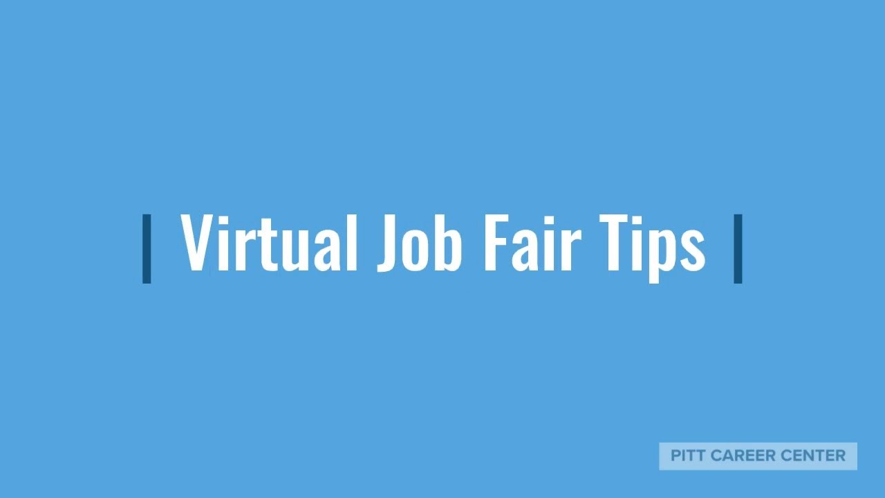 Virtual Job Fair Tips