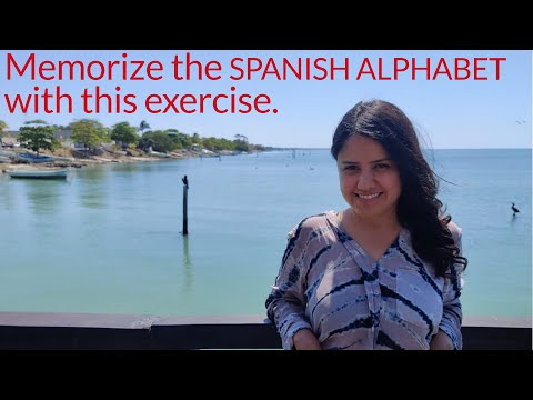 Spanish Alphabet Memorization Exercise