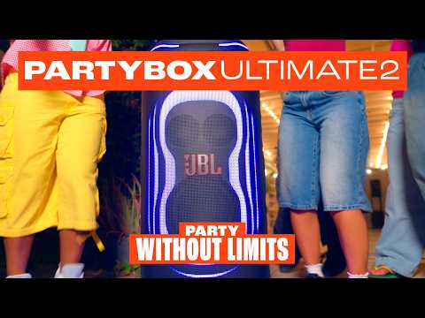 Belaidė garso kolonėlė JBL PartyBox Ultimate 2, juoda