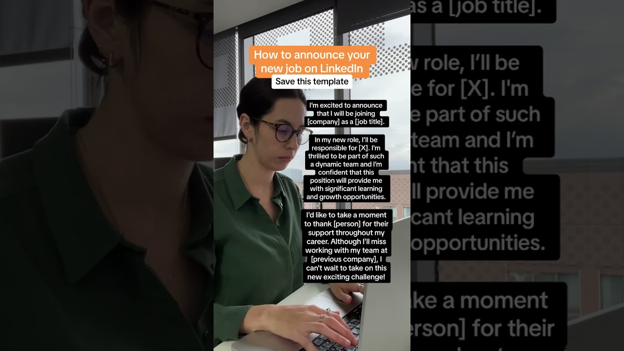 How to announce your new job on LinkedIn