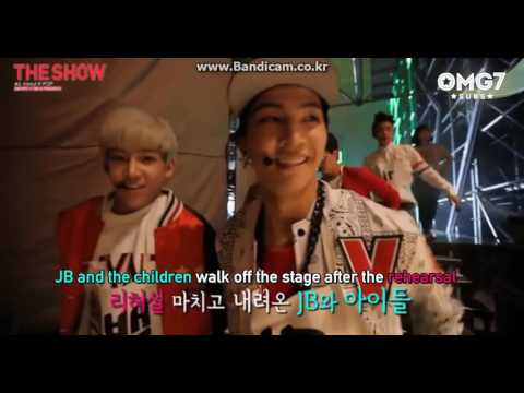 [ENG SUB] 140708 Behind The Show - GOT7 Cut (Rehearsal of My Ear's Candy - JB)