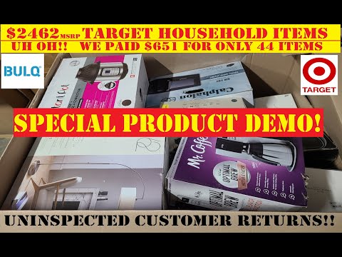This $651 Target LIQUIDATION returns PALLET UNBOXING was unbelievable & WE DID A FUNNY PRODUCT TEST!