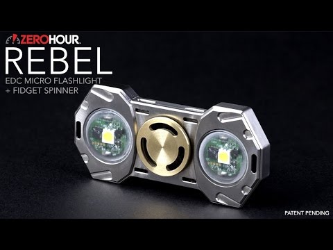 ZEROHOUR Flashlight Fidget Spinner, Nova & iblazr Wireless Led Flashlights.