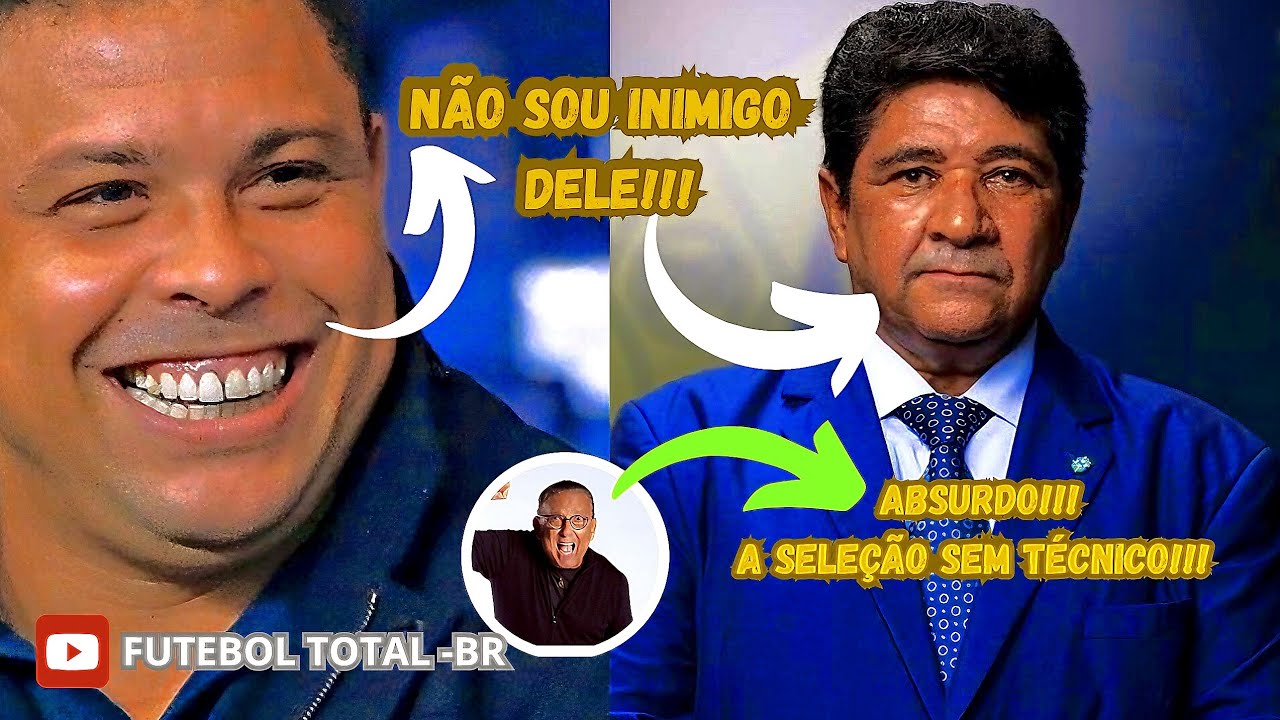 NÃO SOU INIMIGO DELE, DECLAROU RONALDO EM ENTREVISTA.