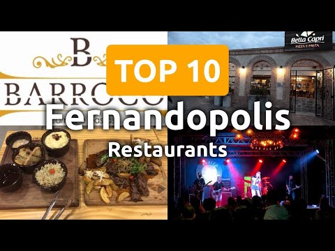 Top 10 Restaurants to Visit in Fernandopolis, State of Sao Paulo (SP) | Brazil - English
