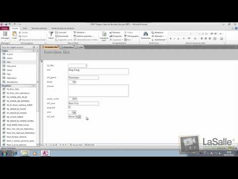 comment ouvrir access sur un formulaire