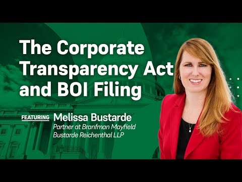 Corporate Transparency Act and BOI Reporting