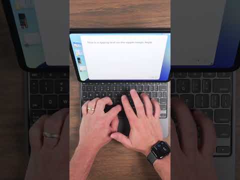 ASMR Typing test on the Magic Keyboard for Apple iPad Pro M4