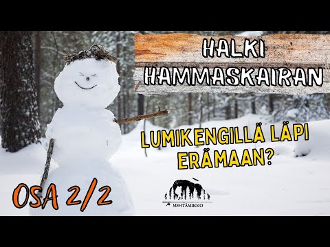 HALKI HAMMASKAIRAN OSA 2/2: TAKAISIN EI ENÄÄ KÄÄNNYTÄ – Lumikenkävaellus Hammastunturissa