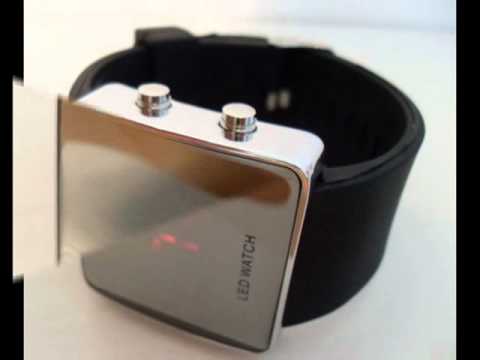 Black Retro LED Square Fashion Watch