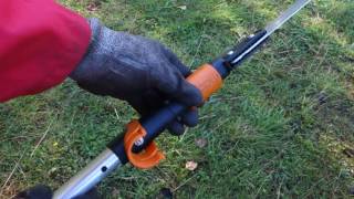 Product review and test Fiskars  Extendable tree branch saw