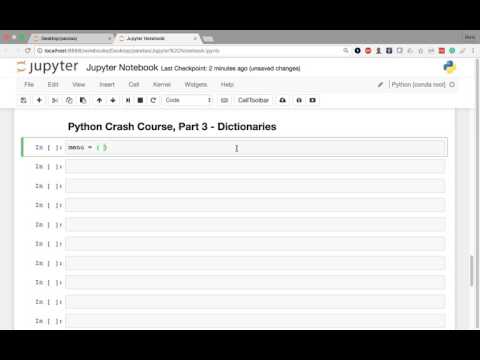 Data Analysis with Pandas and Python 01 18 Python Crash Course Part 3