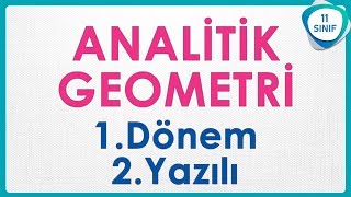 Analitik Geometri 1 Dönem Yazılı Soruları | 11. Sınıf Soru Avcısı