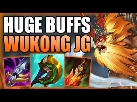 HOW TO PLAY WUKONG JUNGLE & HARD CARRY POST 12.7 BUFFS!  Best Build/Runes S+ Guide League of Legends