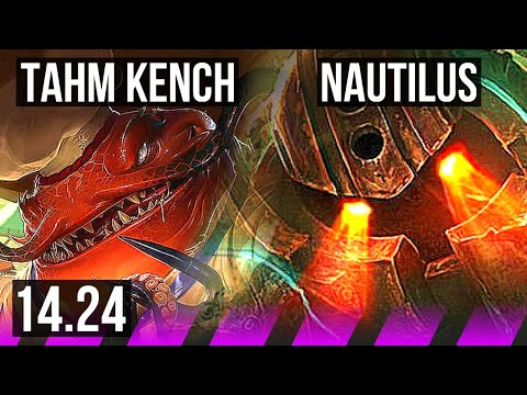 TAHM KENCH & Varus vs NAUTILUS & Cassiopeia (SUP) | KR Grandmaster | 14.24