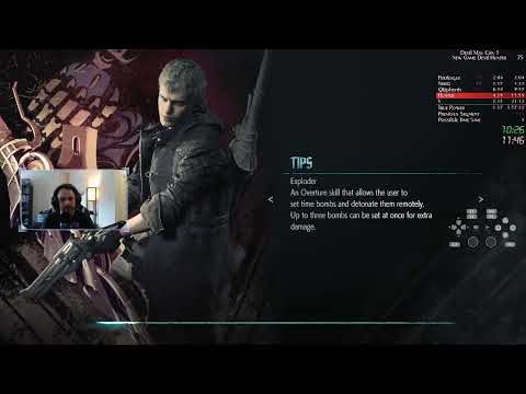 Devil May Cry 5 NG Devil Hunter - 1:36:51 LRT 1:44:28 RTA