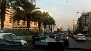 preview picture of video 'King Fahad Road, Kingdom Tower to Faisaliah Tower, riyadh, kingdom of saudi arabia -12'