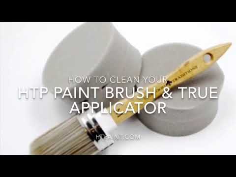 How to Clean Your Heirloom Traditions Paint Brushes & True Applicator using ALL-IN-ONE Paint