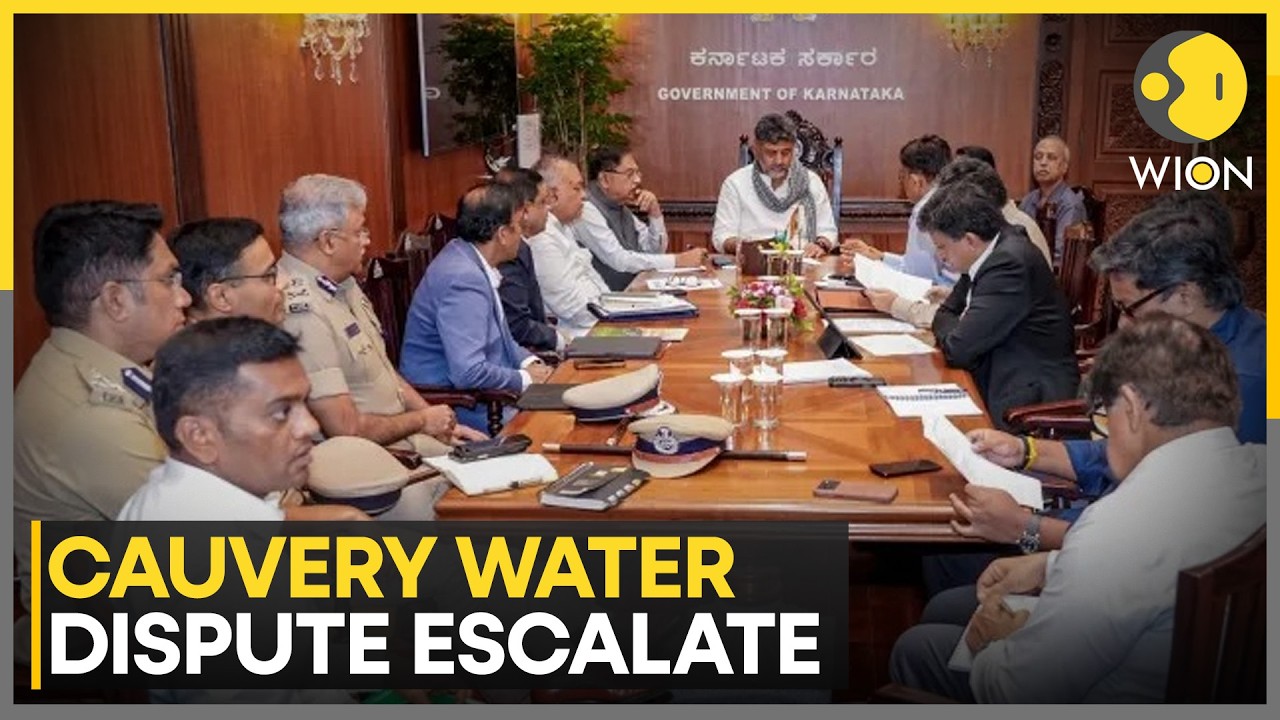 Cauvery Water Dispute: Karnataka CM DK Shivakumar To Chair All-Party Meet Today | WION