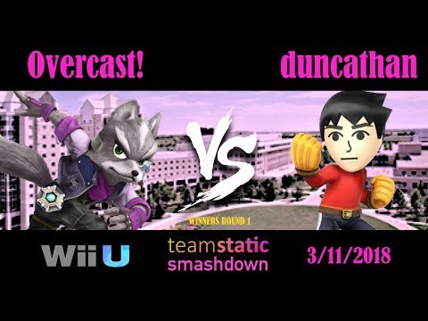 Overcast! (Fox) vs. duncathan (Brawler) - Winners Rd 1 - TSS#1 WiiU