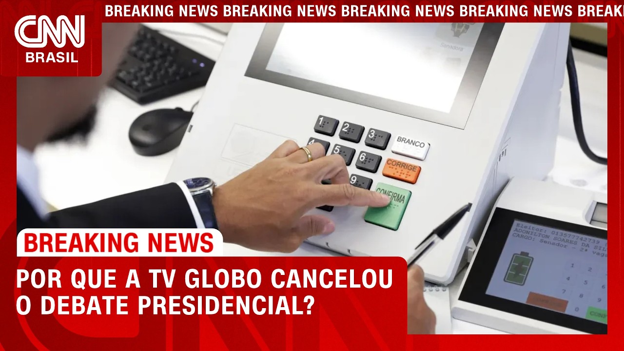 TV Globo cancela debate presidencial após receber duas intimações | CNN PRIME TIME