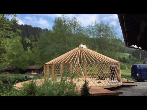 Zeltwelt | Panorama-Jurten-Aufbau | Zweisimmen