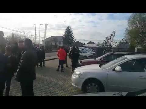 Protest anti  poluare la Negoiesti.08.12.2019