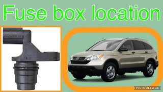 The crank shaft position sensor location for a 2008 Honda CRV