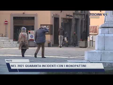 2022-02-02 PRATO - NEL 2021 QUARANTA INCIDENTI CON I MONOPATTINI