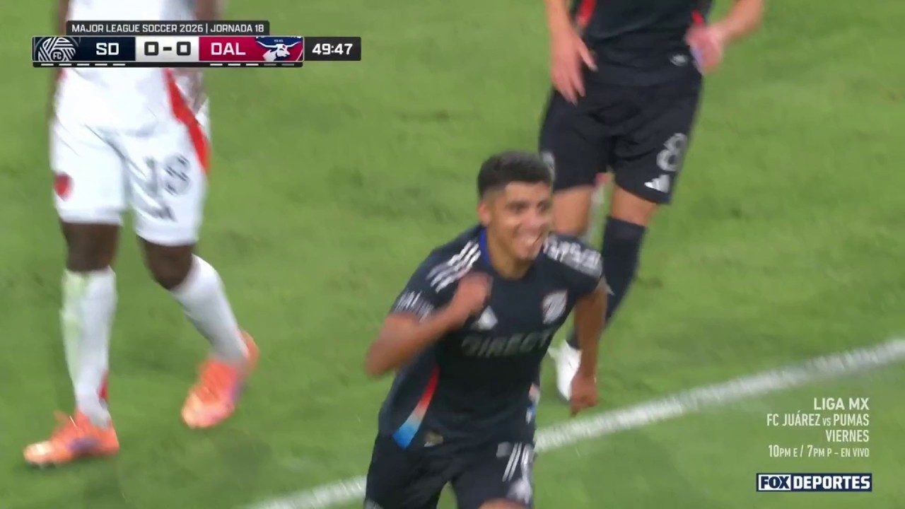 🤩🥳 GOL DE ALEJANDRO ALVARADO | San Diego FC 1-0 FC Dallas | MLS 2026.