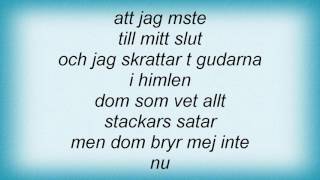 Eva Dahlgren - Egoism Lyrics