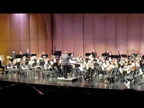 LPMS 7th Grade Band performing Starsplitter Fanfare by Brian Balmages