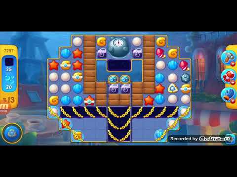 fishdom gameplay / level 7297 / It is like the ads? / thank you 피쉬돔 / 모바일 게임 / 중독성 있는 게임 / 구독 좋아요