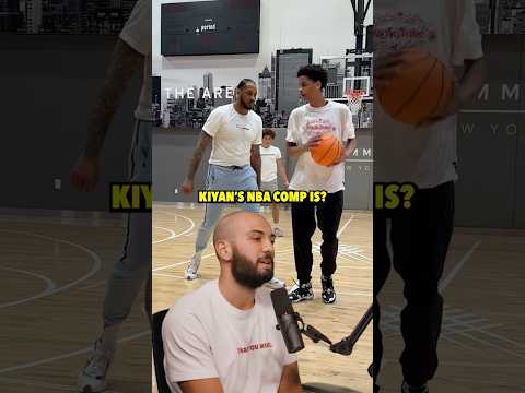 Carmelo Anthony breaks down Kiyan’s NBA Comp 🤔🧬 #basketball #nba #kiyananthony #carmeloanthony
