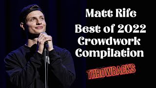 Matt Rife “Best of 2022” Crowd Work Compilatio