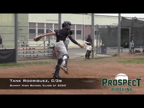 Tank Rodriguez Prospect Video, C/3b, Summit High School Class of 2020