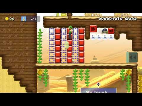 Lemmy's Desert Dungeon by Ant 🍄 Super Mario Maker 2 ✹Switch✹ #aps