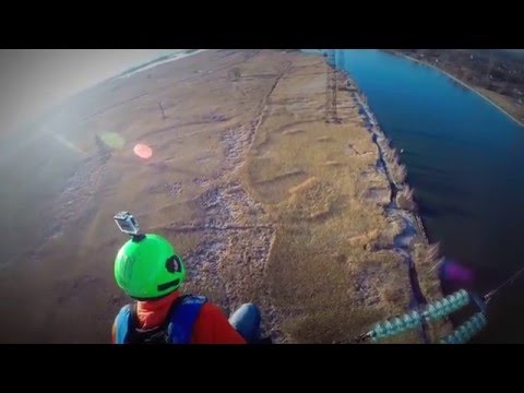 Pilot Chute Assist BASE jump 70m