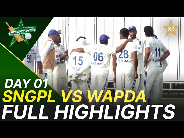 Full Highlights | SNGPL vs WAPDA | President Trophy | SBP Sports Complex Karachi | M2V1K