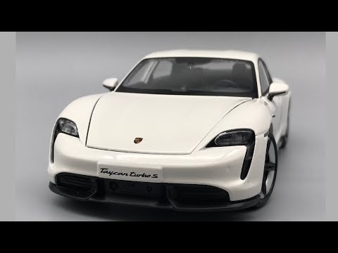 BBURAGO 1:24 automodelis Porsche Taycan Turbo S, 18-21098 video