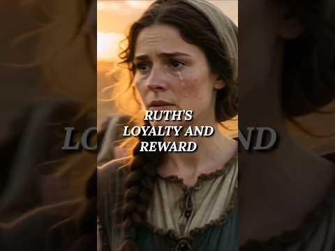Have you ever felt giving up? Before you give up, Watch this! Ruth's Loyalty and Reward