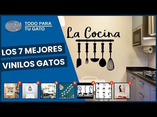 Vídeo relacionado con GXGM Vinilos decorativos,motivo de gato, decoración para el hogar, cocina, salón, frigorífico, habitación infantil, armario